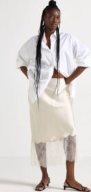 Lindex Midi-hame, satiinia