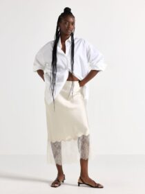 Lindex Midi-hame, satiinia