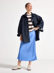 Lindex Midi-hame, satiinia