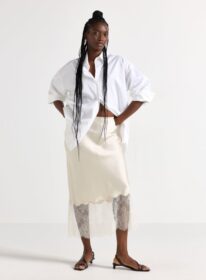 Lindex Midi-hame, satiinia