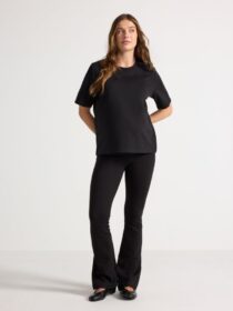 Lindex MOM leveälahkeiset punto-leggingsit