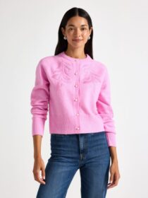 Lindex Neuletakki jossa kirjailu