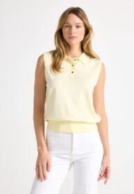 Lindex Neulottu hihaton paita