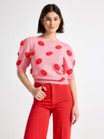 Lindex Neulottu lyhythihainen pusero