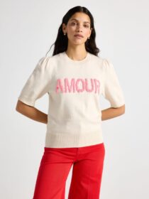 Lindex Neulottu lyhythihainen pusero