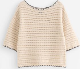 Lindex Neulottu lyhythihainen yläosa