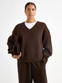 Lindex Neulottu v-kaula-aukkoinen neule