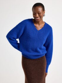 Lindex Neulottu v-kaula-aukkoinen neule