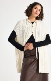 Lindex Pitkä kuvioneulottu liivi