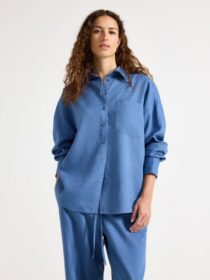 Lindex Pitkähihainen paita pellavasekoitteesta