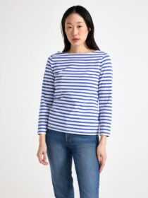 Lindex Raidallinen puuvillapusero