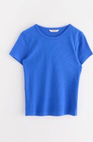 Lindex Ribattu lyhythihainen paita