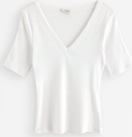 Lindex Ribattu lyhythihainen paita