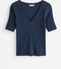 Lindex Ribattu lyhythihainen paita