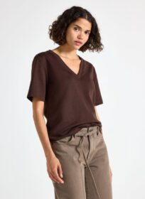 Lindex T-paita jossa v-pääntie