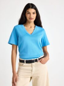 Lindex T-paita jossa v-pääntie