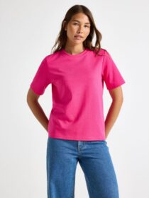 Lindex T-paita, paksua puuvillakangasta