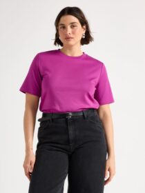 Lindex T-paita, paksua puuvillakangasta