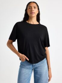 Lindex T-paita, pellavasekoitetta