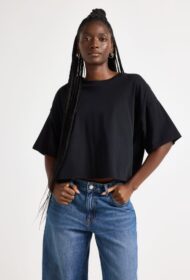 Lindex Vajaamittainen paita jossa lyhyet hihat