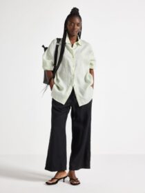 Lindex Vajaamittaiset housut, pellavasekoitetta