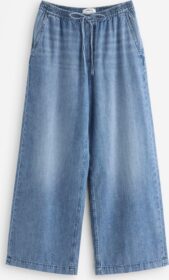 Lindex WIDE  denim-housut jossa joustava vyötärö