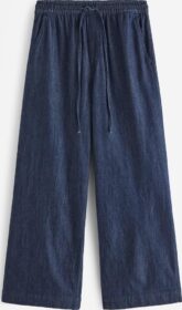 Lindex WIDE  denim-housut jossa joustava vyötärö