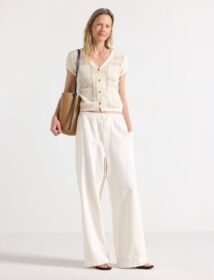 Lindex WIDE  housut jossa joustava vyötärö