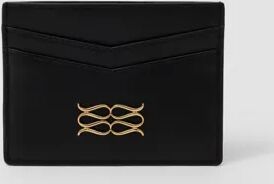 Malina Musta – Monogram Leather Card Holder