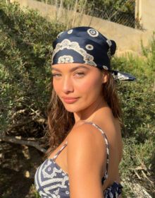 Malina Sininen – Silk Twill scarf