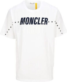 Moncler Lyhythihainen t-paita Moncler  TSHIRT MAGLIA WHITE G209U8C000038392B  EU L