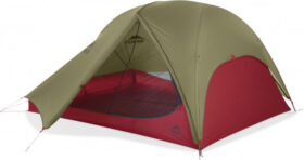 MSR FreeLite 3 Tent V3 – 3 henkilön teltta oliivinvihreä/punainen