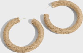 Nelly Beige – Natural Beauty Hoops