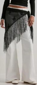 Nelly Musta – Overlayer Fringe Skirt