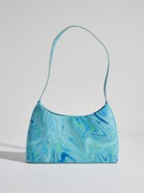 Nelly Olkalaukut – Vihreä kuviollinen – Casual Swirl Handbag – Laukut – Shoulder Bags