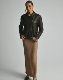 Nelly Ruskea – PU Vintage Biker Jacket