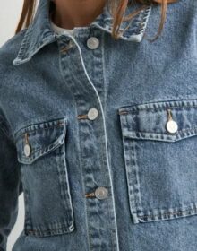 Nelly Sininen – Denim Pocket Jacket