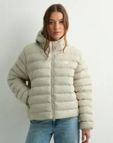 New Balance Beige – Sport Essentials Hooded Puffer Jacket