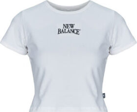 New Balance Lyhythihainen t-paita New Balance  LINEAR HERITAGE RINGER TSHIRT  EU S