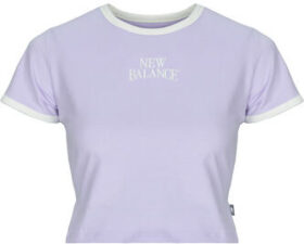 New Balance Lyhythihainen t-paita New Balance  LINEAR HERITAGE RINGER TSHIRT  EU XS