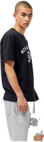 New Balance Lyhythihainen t-paita New Balance  T-shirt  L noir mélange de coton et polyester  EU S