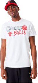 New Era Chicago Bulls Nba Infill Graphic Short Sleeve T-shirt Valkoinen XL Mies