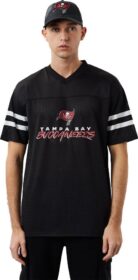 New Era Tampa Bay Buccaneers Nfl Script Mesh Short Sleeve T-shirt Musta S Mies