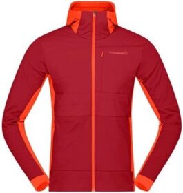 Norrøna Falketind Alpha90 Insulated Zip Hood M’s Arednalin/Rhubarb – S