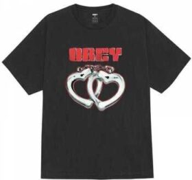Obey Lyhythihainen t-paita Obey  cuffs  EU XL