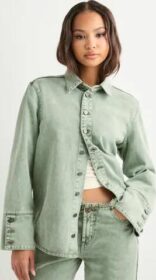 One Teaspoon Vihreä – Drifter Shirt