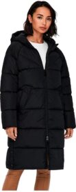 Only Amanda Long Puffer Coat Refurbished Musta L Nainen