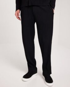 Only & Sons Onsace Tape Asher Pleated Pants Slacks Black