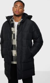 Only & Sons Onscarl Life Long Quilted Coat Otw Takit Black
