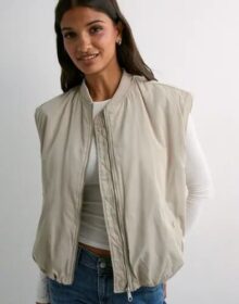 Only Beige – Onladel Life Waistcoat Cc Otw